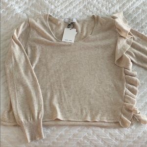 John + Jenn Ruffle Sweater